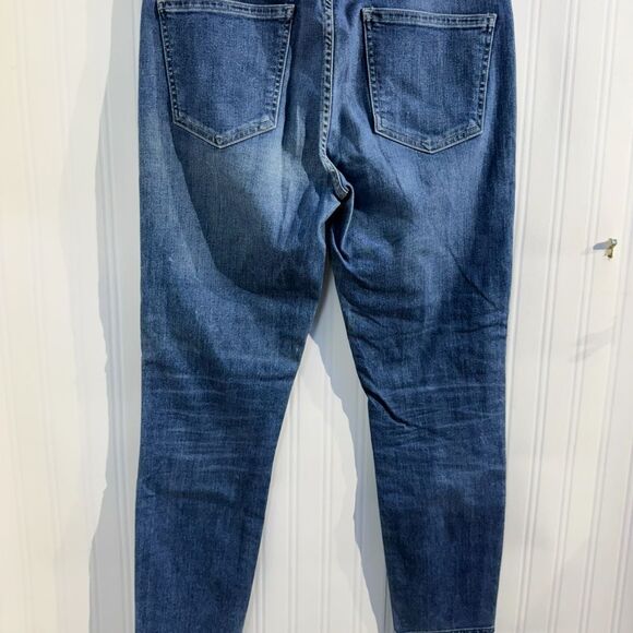 Citizens of Humanity Jeans Rocket Crop High Rise Skinny Raw Hem Stretch Size 28 - Picture 10 of 12
